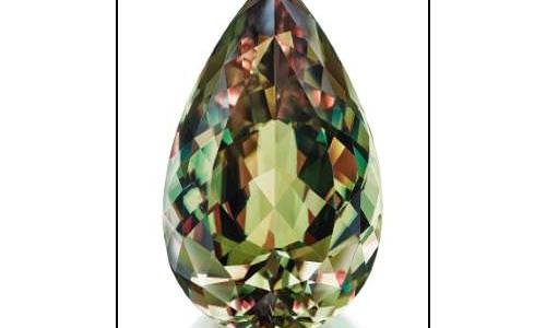 World's largest known faceted CSARITE® on display in Tucson