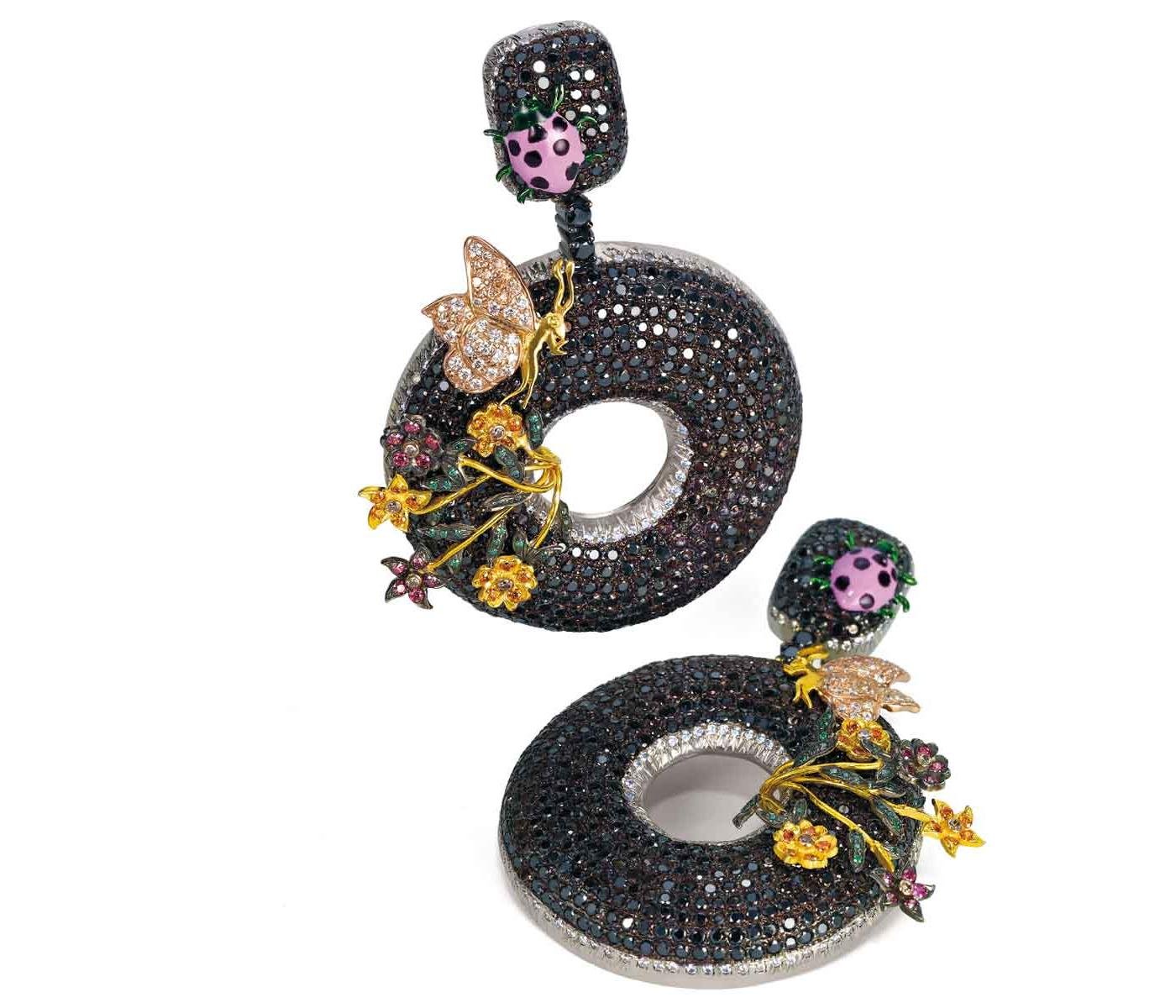Earrings by Queenie Dhody