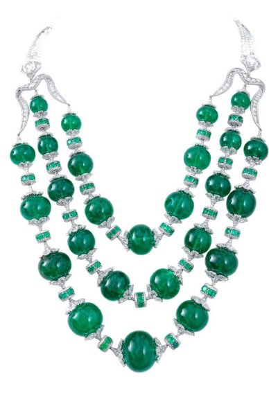 Nirav Modi emerald necklace Maharani