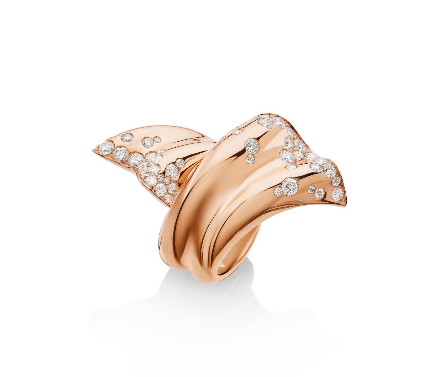 Ribbon Ring by Fawaz Gruosi