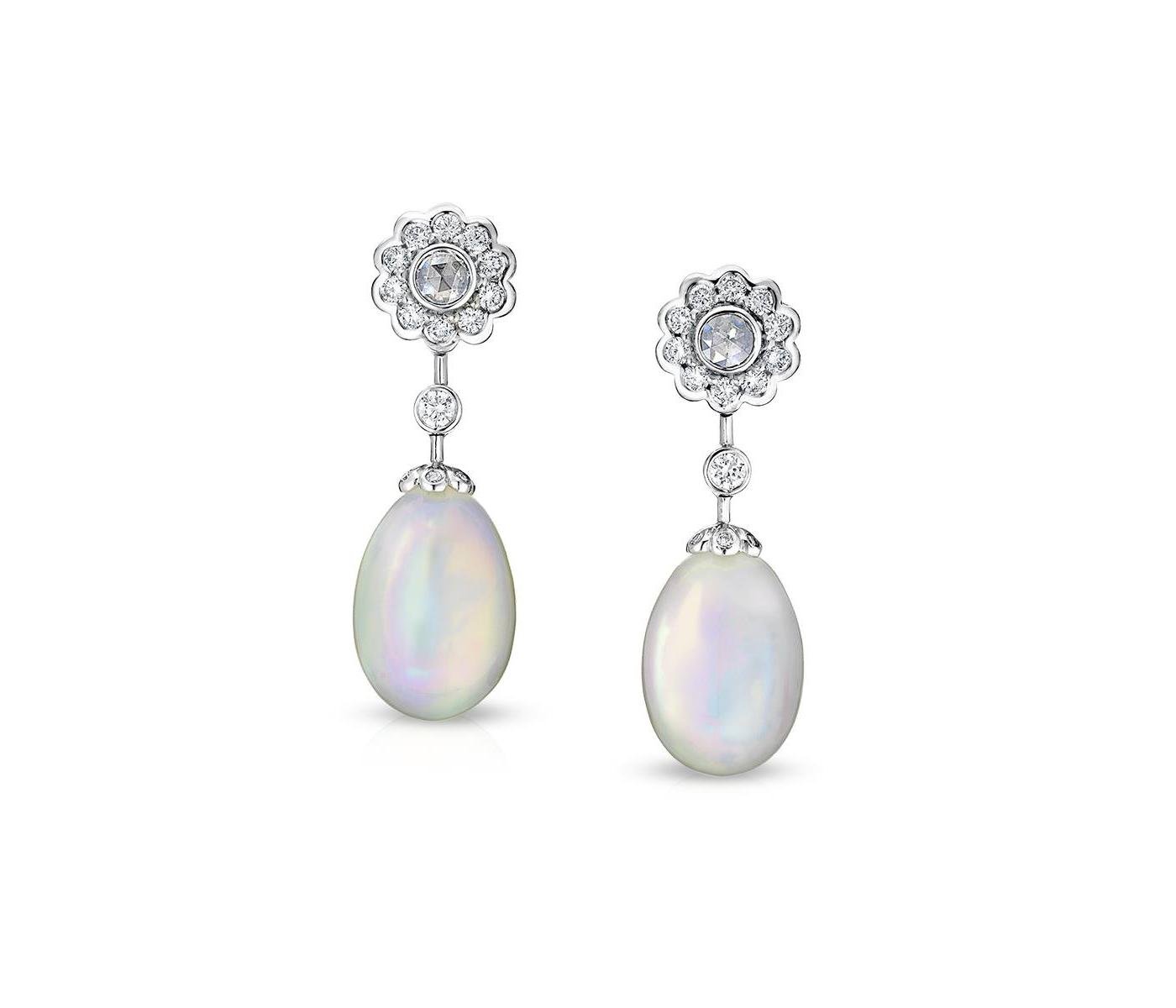 Earrings by Fabergé