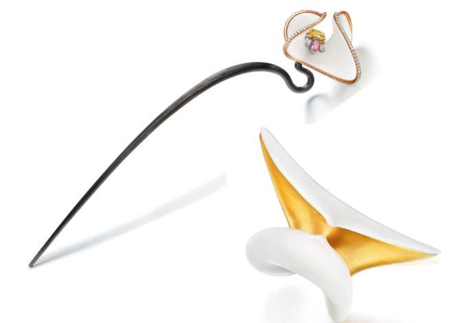 Orlane Hair Pin and Ring designed by Su Jiefeng