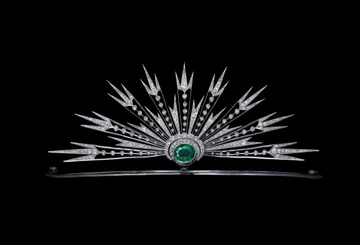 Soleil Rayonnant aigrette tiara