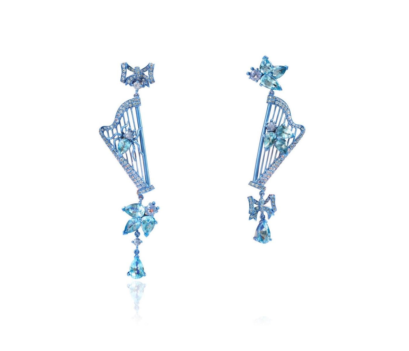 Earrings by Lydia Courteille