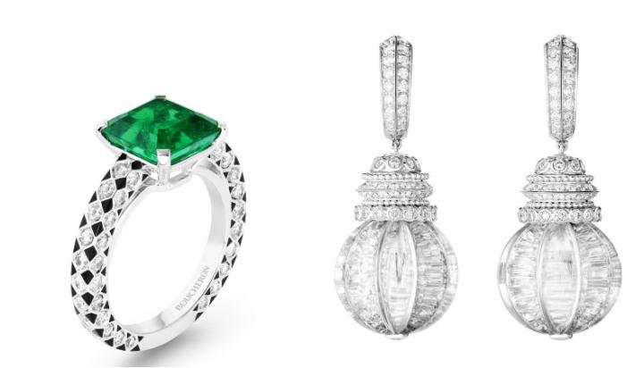 Perspectives ring & Torque earrings