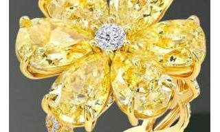Rahaminov Diamonds unveil new fancy diamond floral rings
