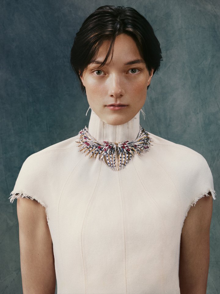 Jean Schlumberger, ruby, sapphire and diamond “Plumes” necklace, circa 1960s. Estimate: CHF 240,00-400,000.