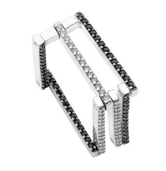 Square eternity ring