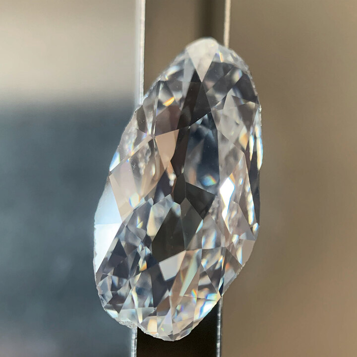 Old cut diamond, on show at GemGenève.